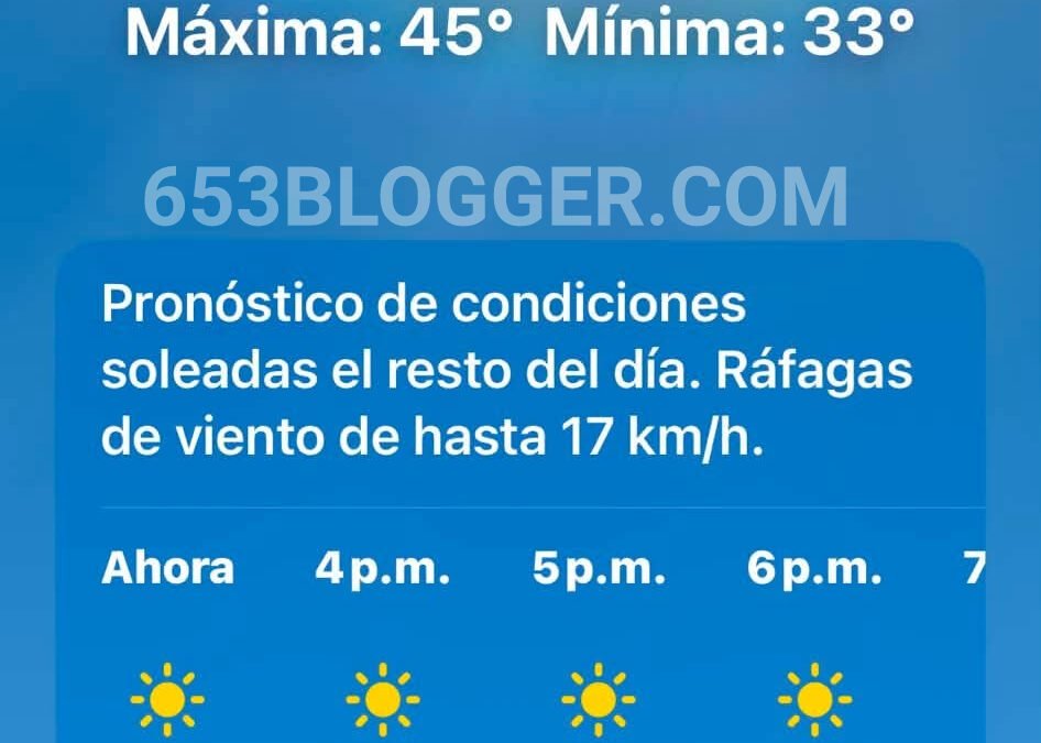 San Luis Río Colorado enfrenta un verano de calor extremo: las altas temperaturas ponen a prueba a la ciudad